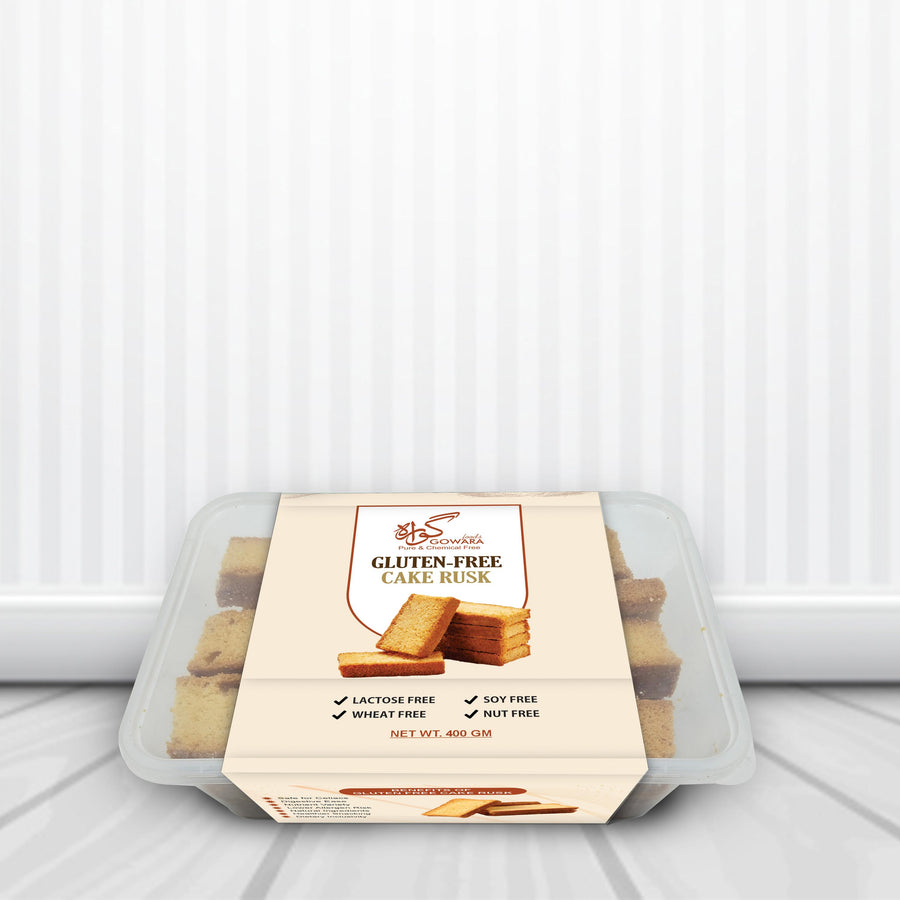 Gluten Free Cake Rusk recipe by Gowara Foods